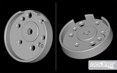 Grid RC rear ball-bearing supported motor mount