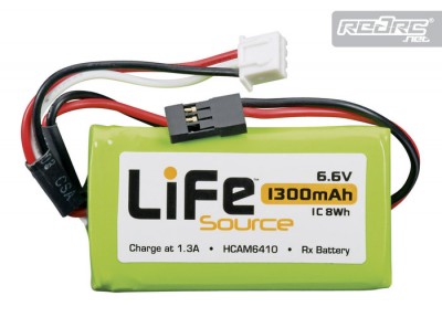 LiFeSource 3S LiFe TX & 1300mAh RX packs