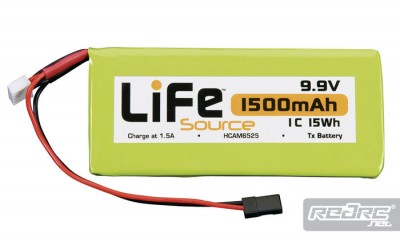 LiFeSource 3S LiFe TX & 1300mAh RX packs