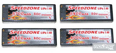 Speedzone 2S LiPo packs