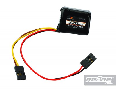 Dynamite 6.6V 220mAh Li-Fe RX pack