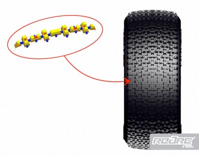 VP Pro 809 Blade Evo & 808 Gripz Evo tires