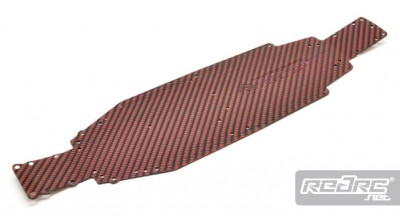 Tresrey DEX410 red carbon chassis plate