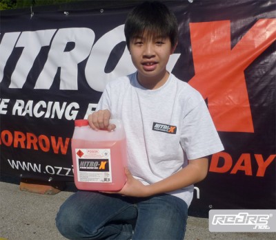 Nitro-X fuel sign JJ Wang