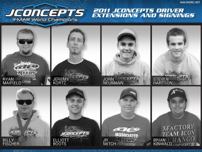 JConcepts announce 2011 factory team