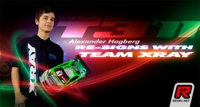 Xray extends deal with Alexander Hagberg