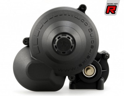 Axial XR10 Ripsaw T35, gear cover & steering arms
