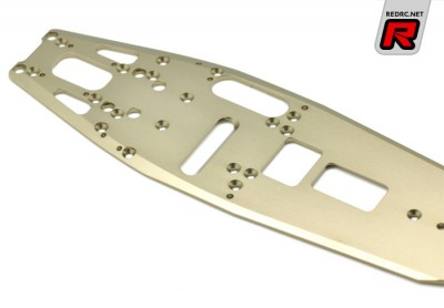 Serpent S966 & S733 hard anodized chassis plates