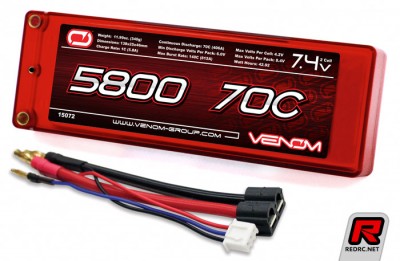 Venom extends line of LiPo packs