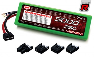 Venom extends line of LiPo packs