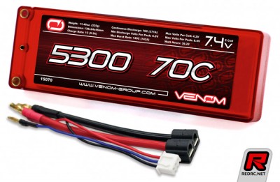 Venom extends line of LiPo packs