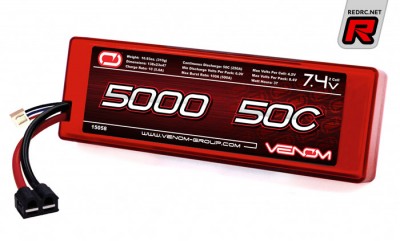 Venom extends line of LiPo packs