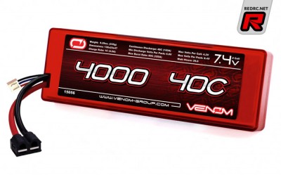 Venom extends line of LiPo packs