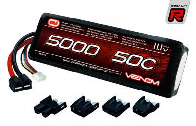Venom extends line of LiPo packs