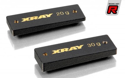 Xray T3 brass chassis balancing weights