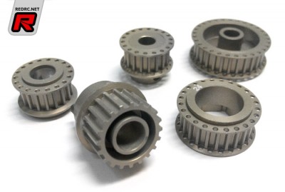 CSO RX8 hard coated aluminium pulleys