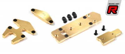 Xray RX8 brass chassis balancing weights