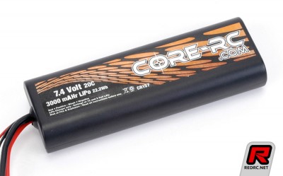 Core RC LiPo battery range