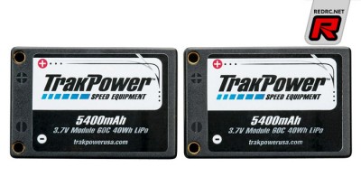 TrakPower 5400mAh 60C LiPo saddle pack