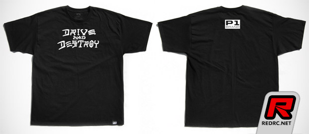 P1 Brand 'Drive and Destroy' graphic tee