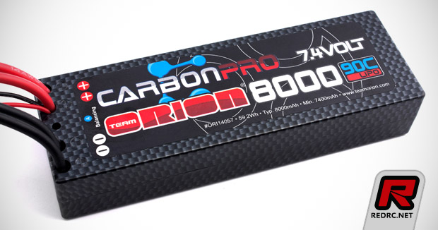 Team Orion Carbon Pro 8000mAh 90C pack