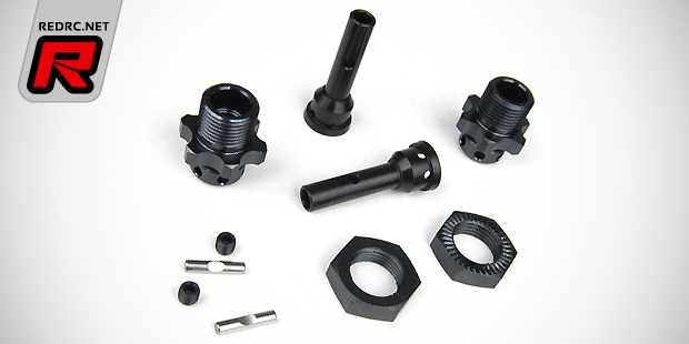 Red Rc Tekno 17mm Hub Adapters And Shock O Rings 