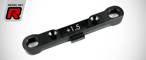 Tekno +1.5° hinge pin brace, spur gear & hardware