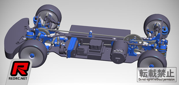 First Tamiya TRF418 CAD renderings