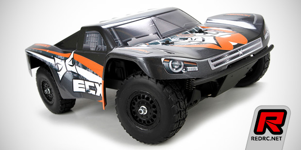 Red RC ECX Torment Ruckus 1 18 4WD RTR trucks