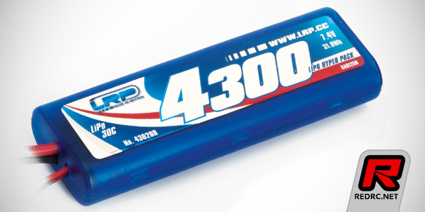 LRP 7.4V 4300mAh Hyper Pack LiPo battery