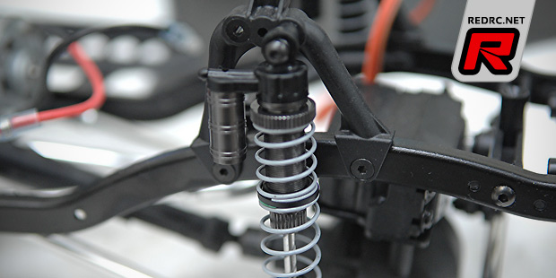 STRC SCX10 shock upgrade kit & rear upper link mount