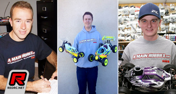 A-Main Hobbies sign Tebo, Tessmann & Moller