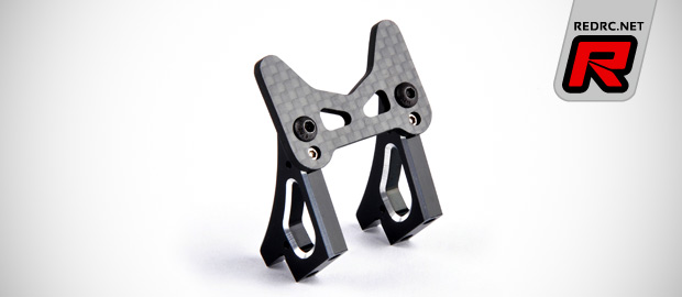 Spec-R XB4 aluminium wing mount & servo brackets