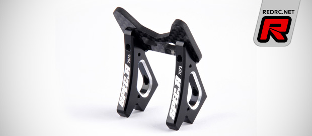 Spec-R XB4 aluminium wing mount & servo brackets