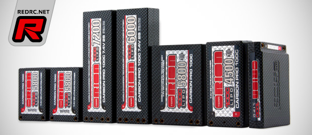 Team Orion Carbon Pro 100C LiPo battery packs