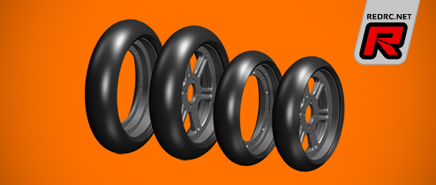 GRP 1/5th scale on-road bike tyres