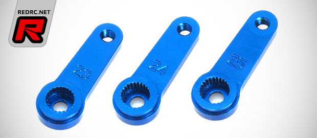 LRP S10 Twister alloy wheel adapters & servo arms