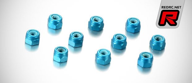 Hudy self-locking aluminium M3 nuts