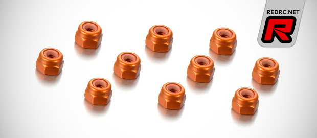 Hudy self-locking aluminium M3 nuts