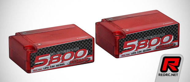 Nosram X-treme Race hardcase LiPo battery packs