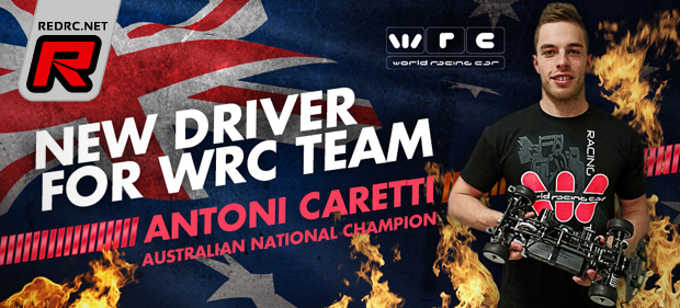 Antoni Caretti joins WRC Racing