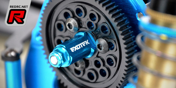New Exotek TRF201 & XB4 aluminium option parts