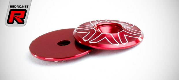 Avid red 1/10th wing mount buttons