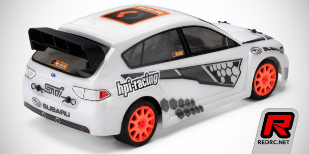 HPI Micro RS4 Subaru WRX STI clear bodyshell