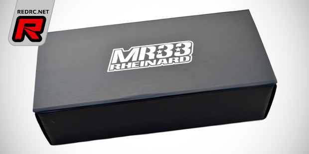 MR33 touring car rear wing & plastic card storage box