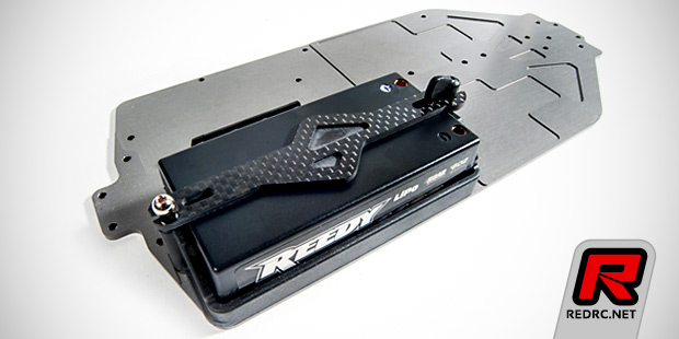 Schelle B44.3 carbon fibre shorty LiPo battery strap