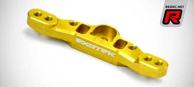 Exotek TLR 22 alloy motor plate & front camber block