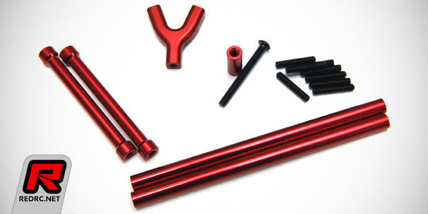 STRC Axial limited edition red aluminium option parts