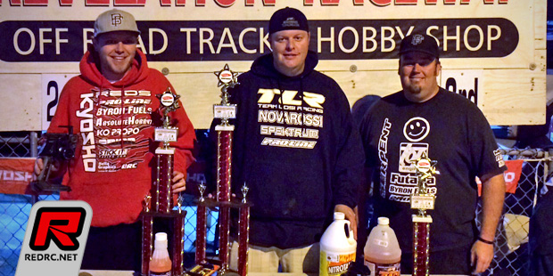 Adam Drake doubles at Toys for Tots race