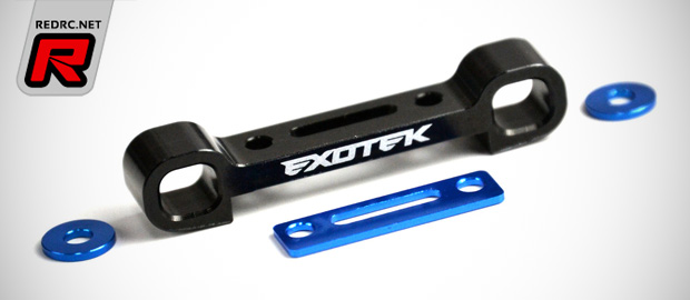 Exotek B5 alloy 3-gear motor plate & suspension parts